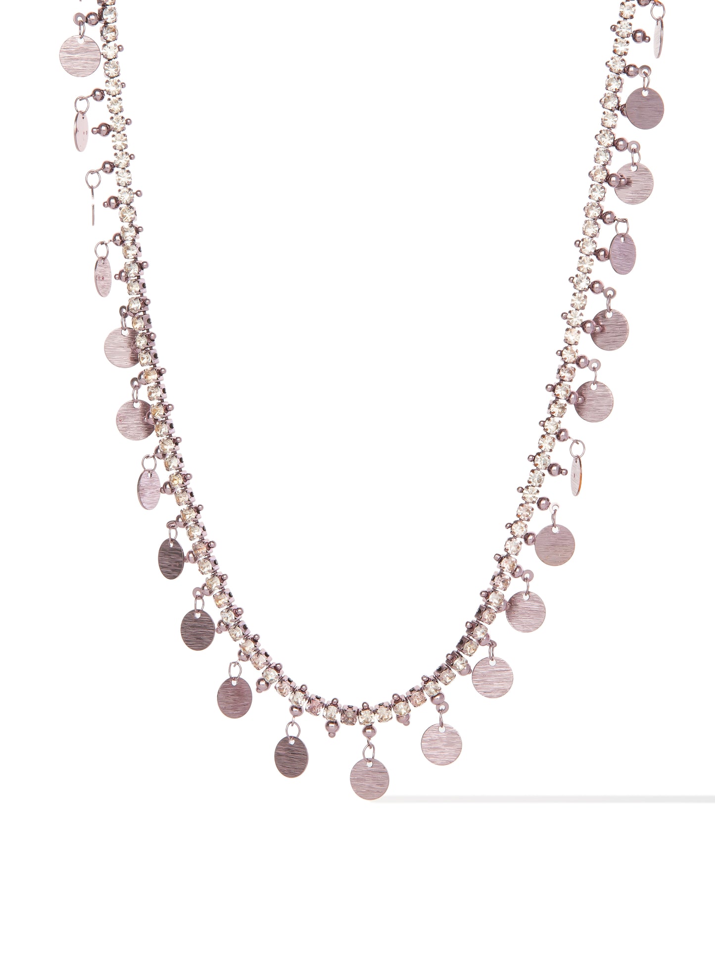 Mirror Magic Necklace - Metallic Peony