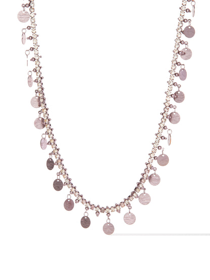 Mirror Magic Necklace - Metallic Peony