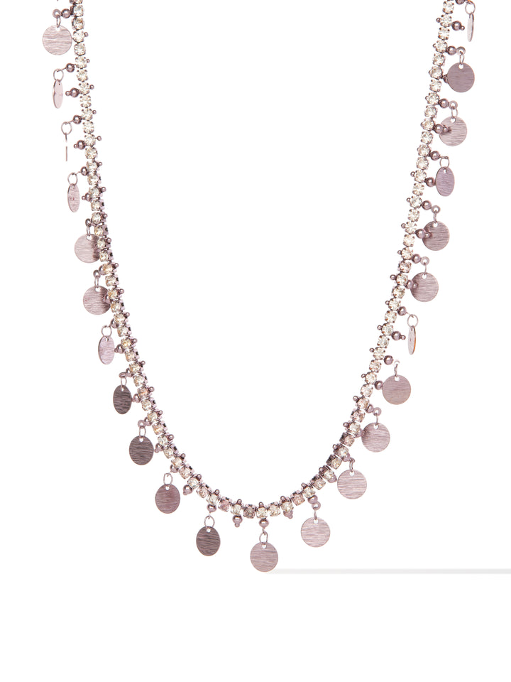 Mirror Magic Necklace - Metallic Peony