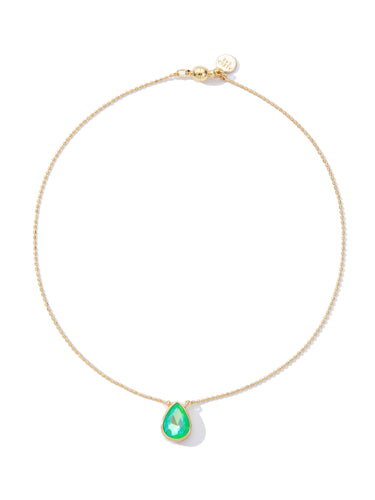 Moon Drops Necklace - Neon Fiji