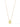 Moon Drops Necklace - Neon Yellow
