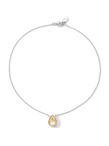 Moon Drops Necklace - Neon Guava
