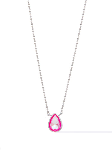 Moon Drops Necklace - Neon Wildflower