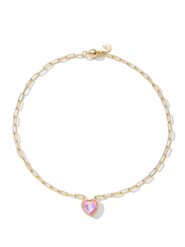 Moonlit Melody Necklace - Pink Love