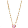 Moonlit Melody Necklace - Pink Love