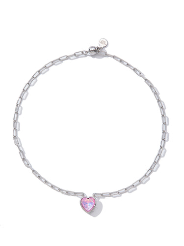 Moonlit Melody Necklace - Pink Love