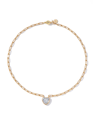 Moonlit Melody Necklace - Ice Blue