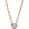 Moonlit Melody Necklace - Ice Blue