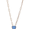 Moonlit Melody Necklace - Linen Blue Horizon