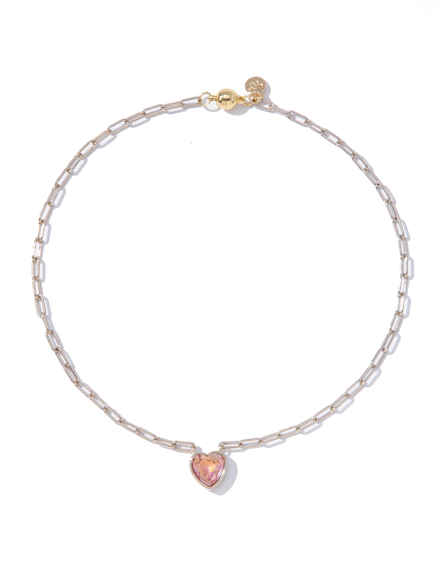 Moonlit Melody Necklace - Metallic Linen Blush