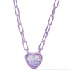 Moonlit Melody Necklace - Lilac Kiss