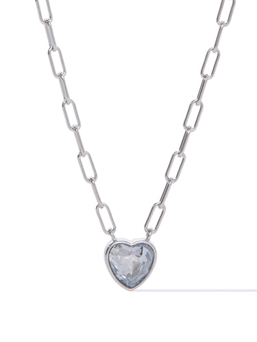 Moonlit Melody Necklace - Ice Blue