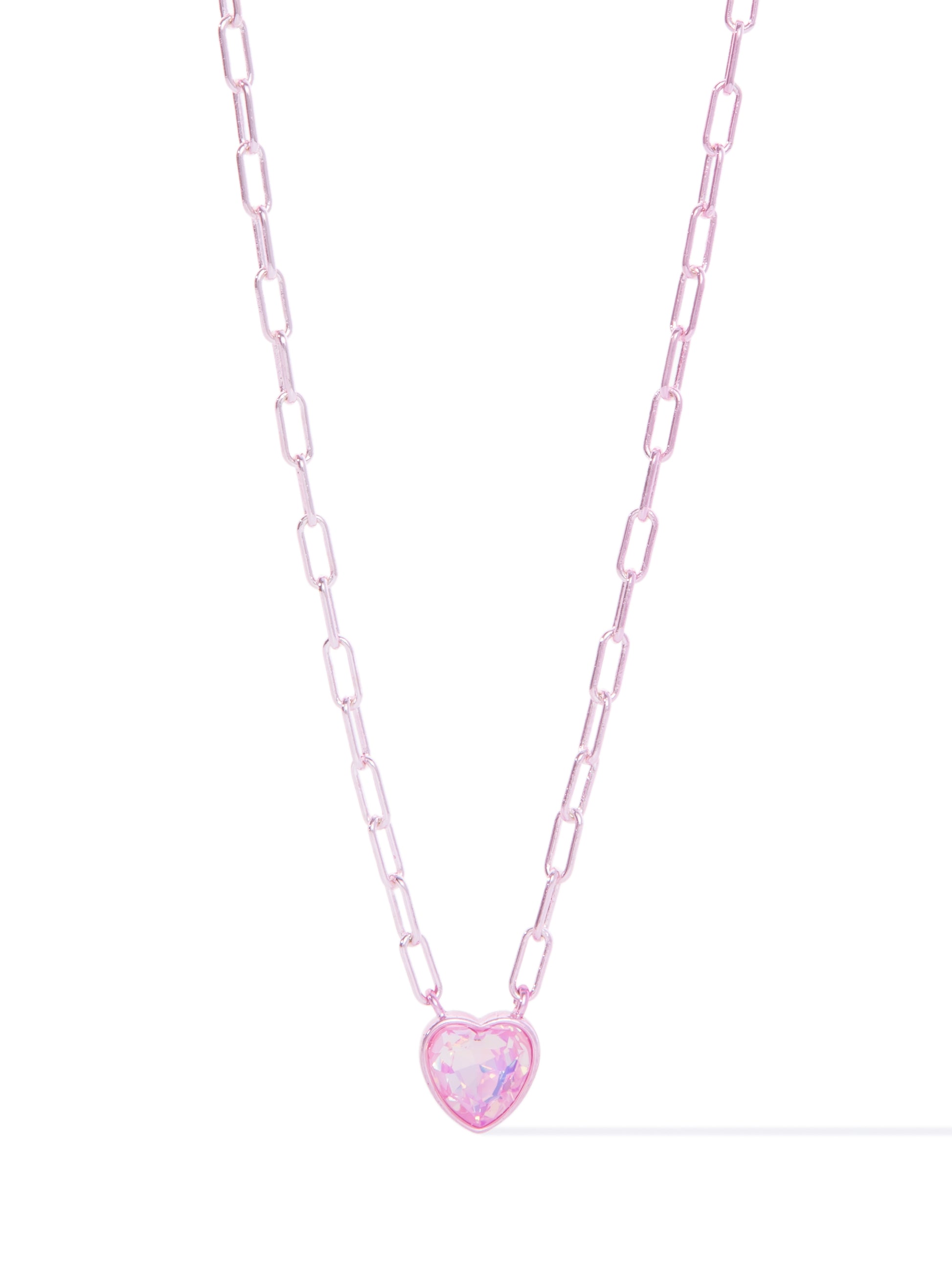 Moonlit Melody Necklace - Metallic Tickle Me Pink