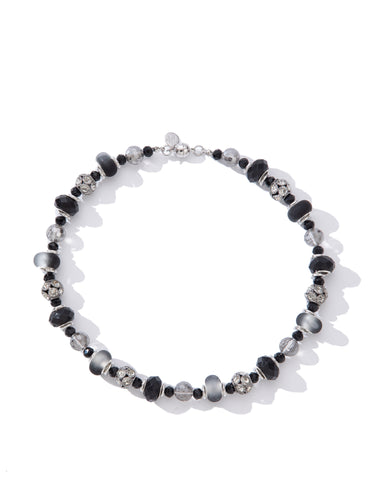 Moonlit Spell Necklace - Black Night