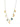 Moonstruck Necklace - Gold Pale Blue