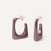 Bette Earrings - Metallic Chocolate