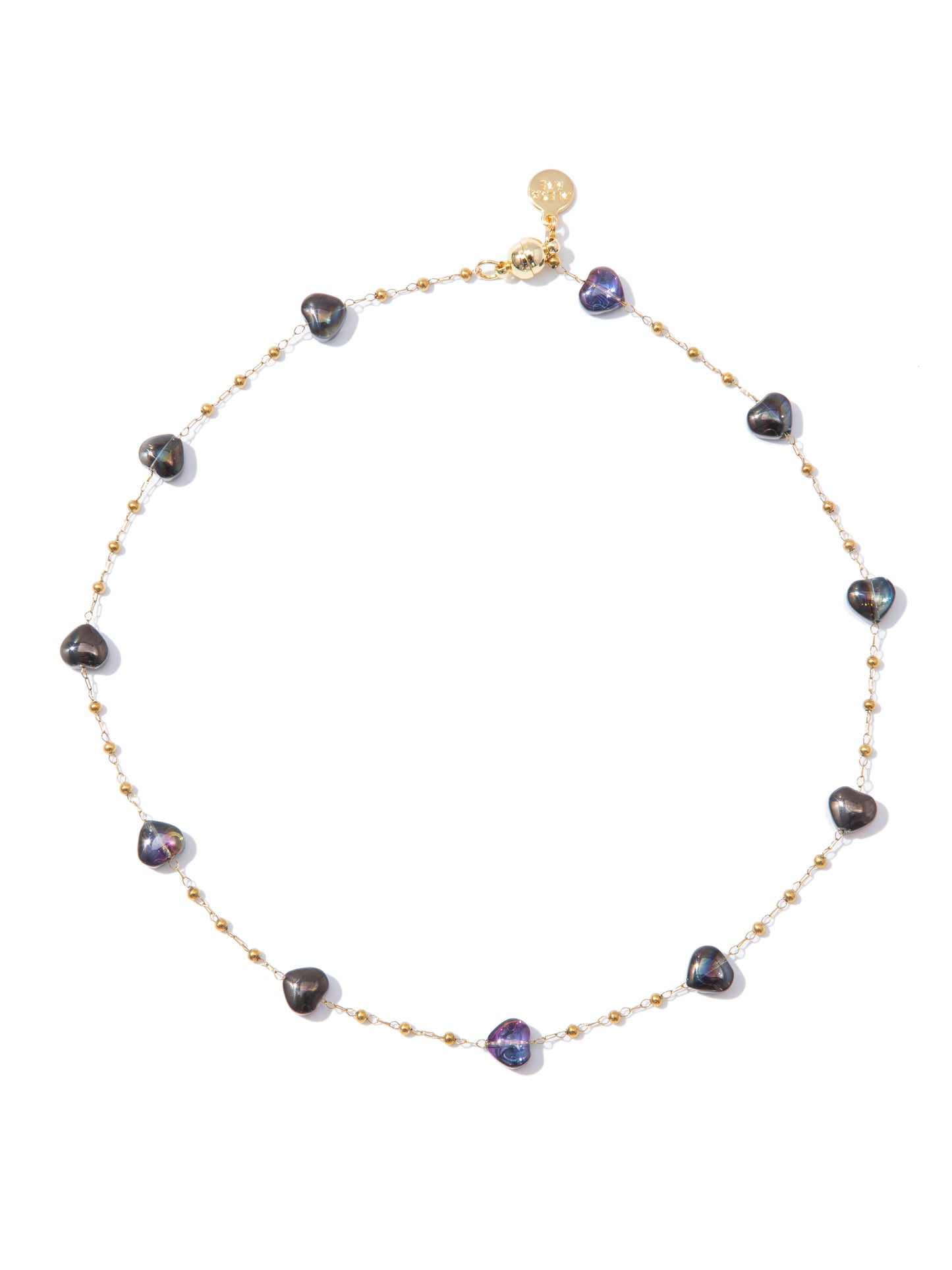 Mystic Heart Necklace - Mystic Black