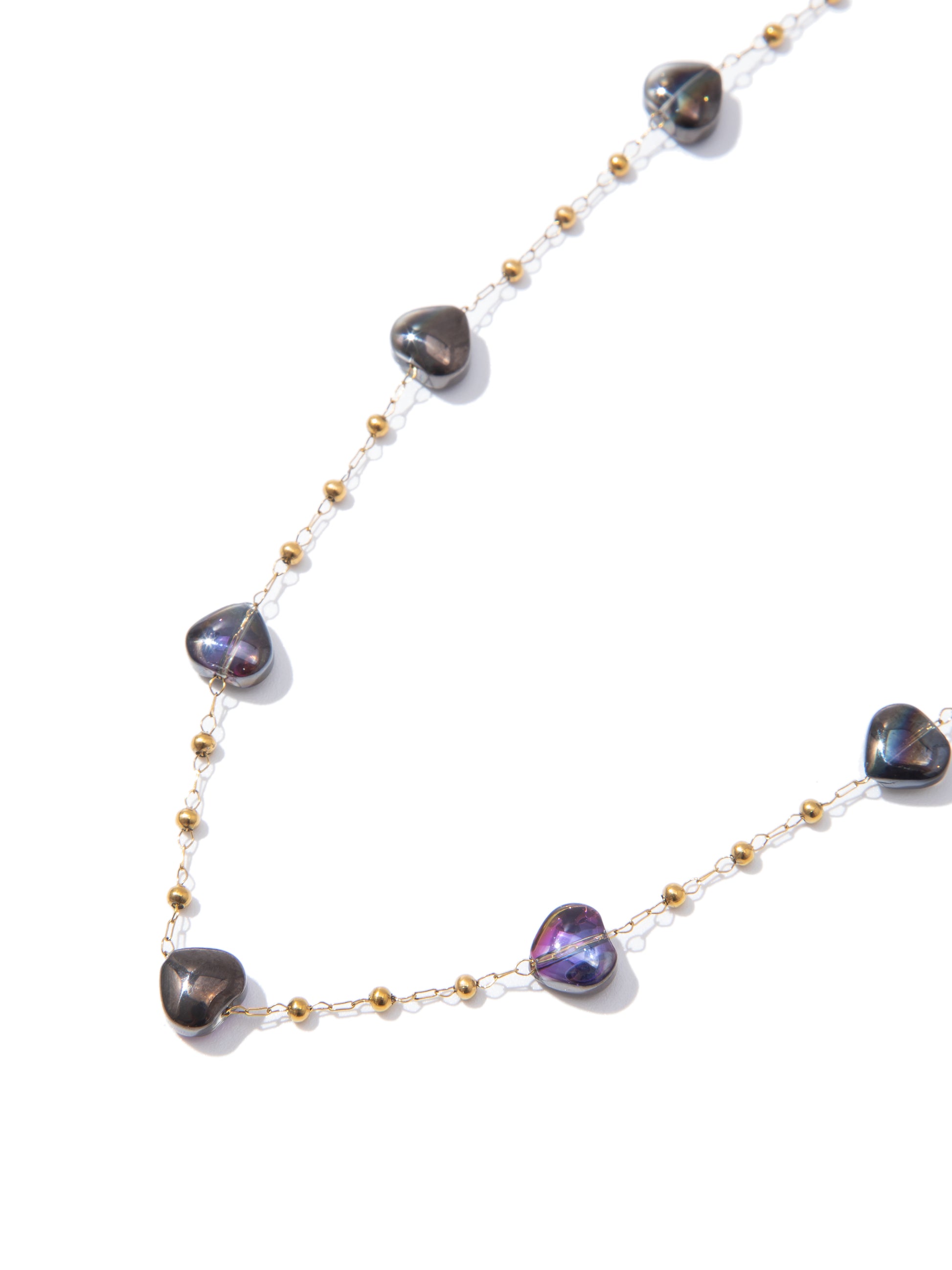 Mystic Heart Necklace - Mystic Black