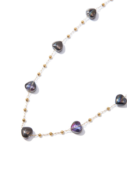 Mystic Heart Necklace - Mystic Black