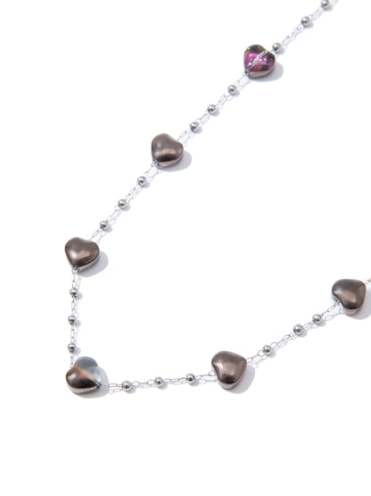 Mystic Heart Necklace - Mystic Black