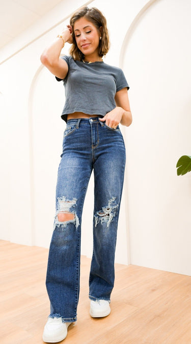 Judy Blue Hot Girl Era High Rise 90's Straight Jeans