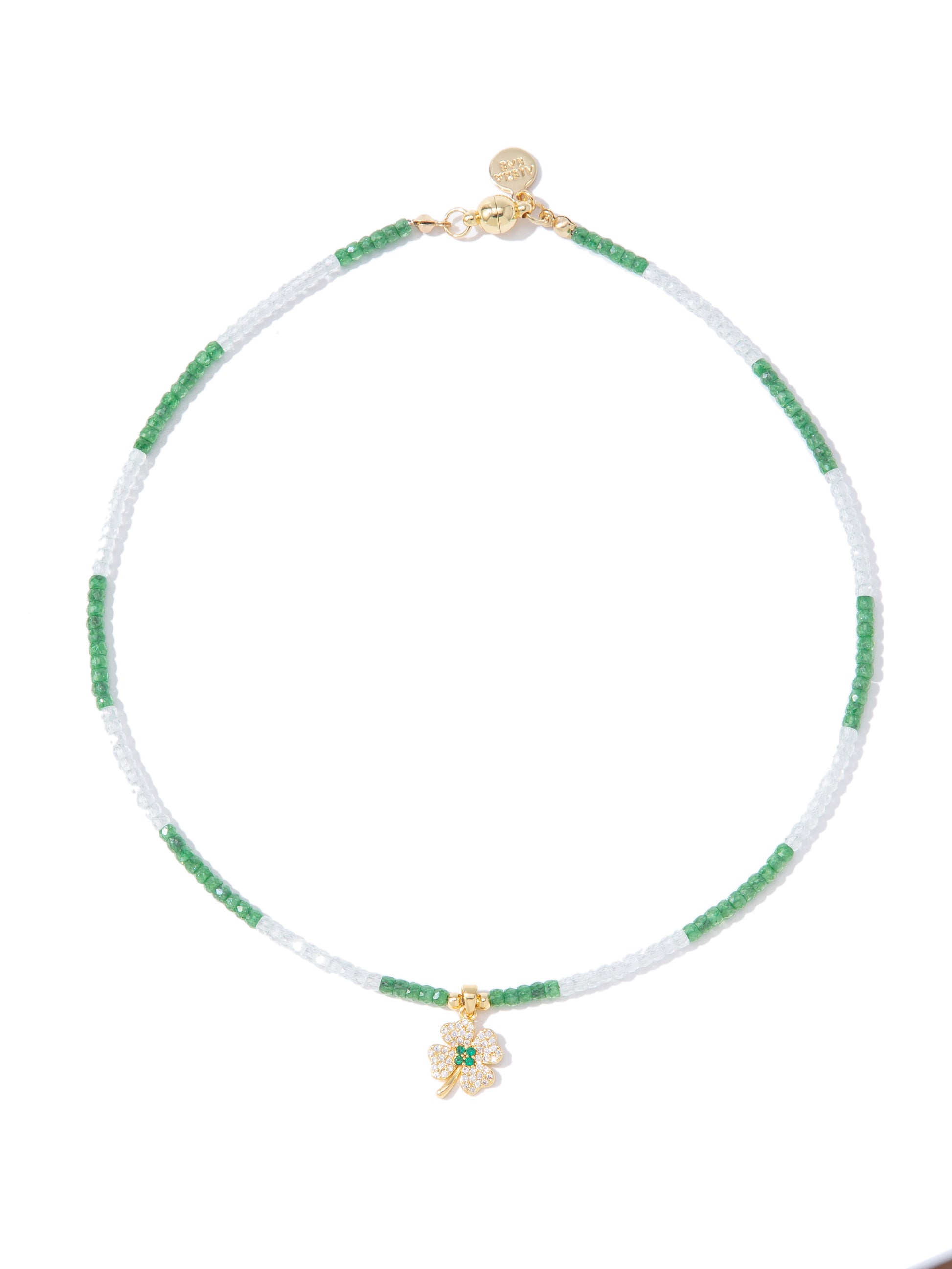 Luck Amulet Necklace - Emerald