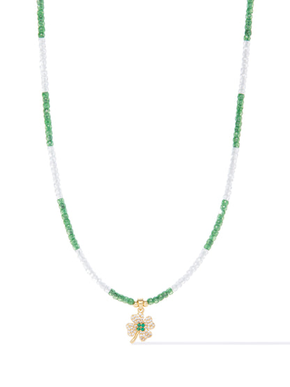 Luck Amulet Necklace - Emerald