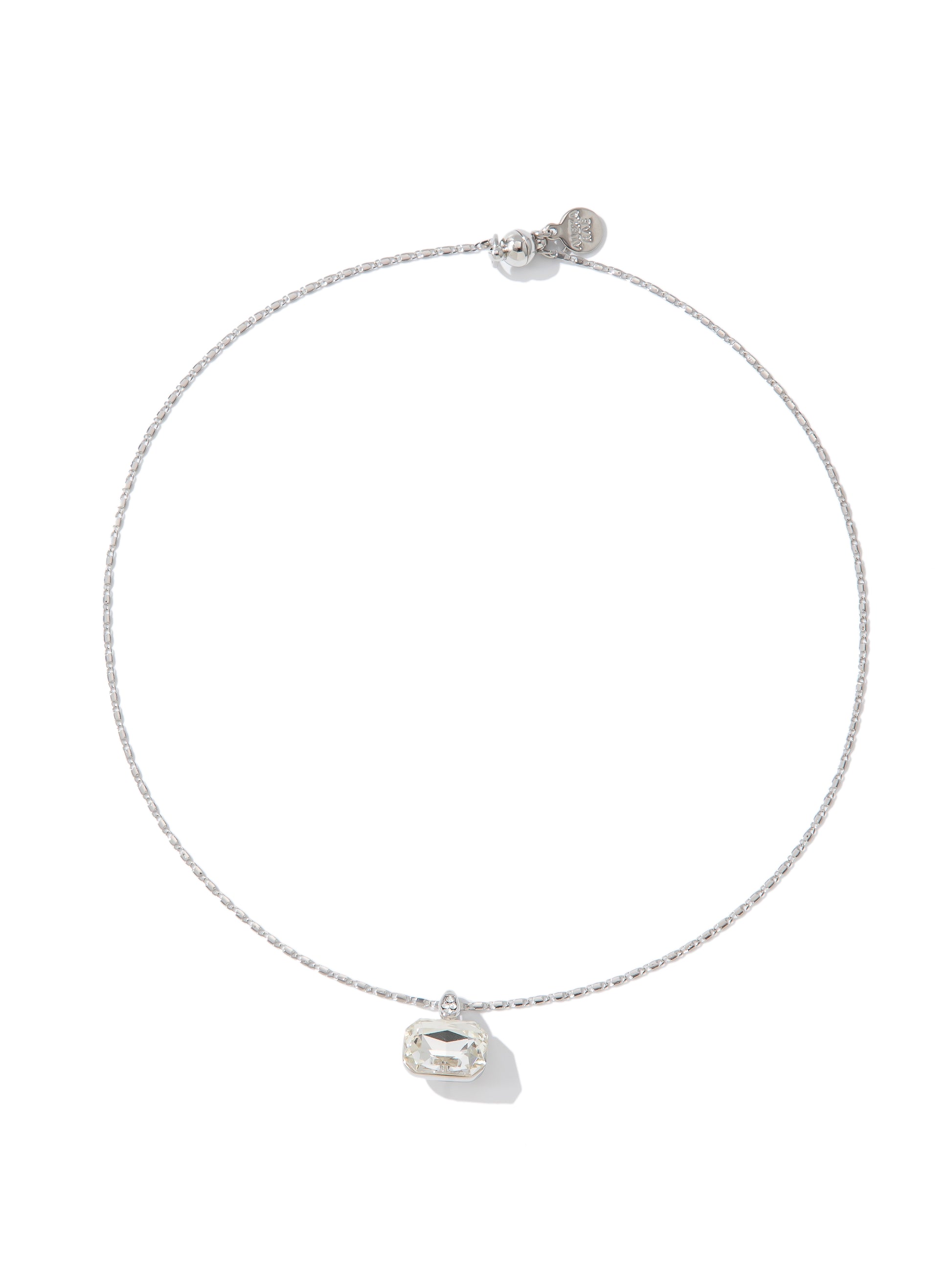 One Point Necklace - Silver