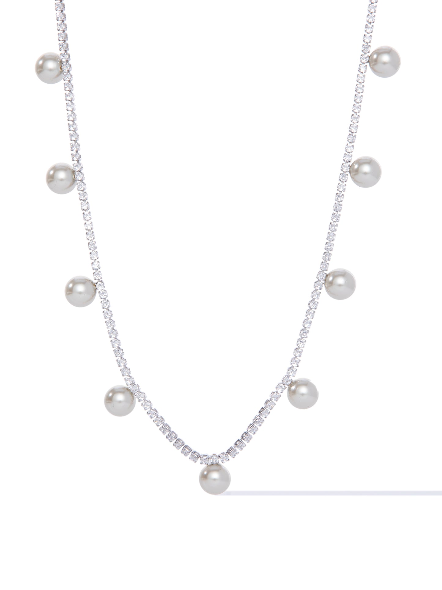 Pearl Theory Necklace - Silver