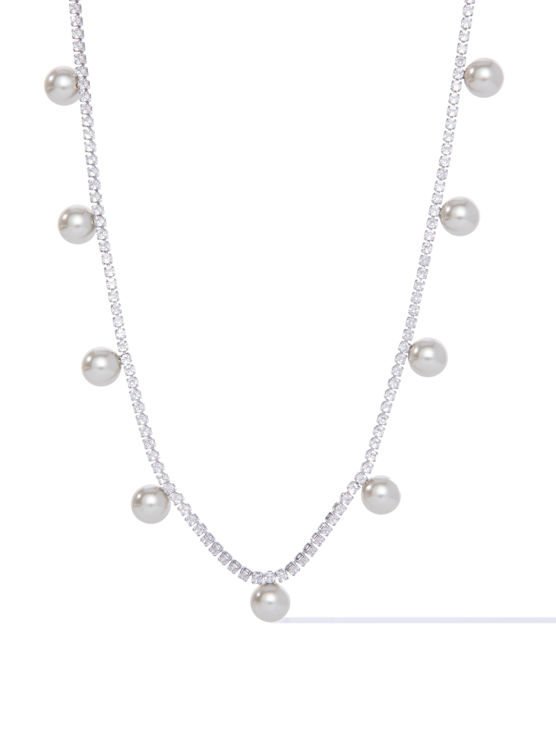 Pearl Theory Necklace - Silver