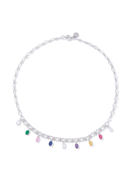 NY Lights Necklace - Silver