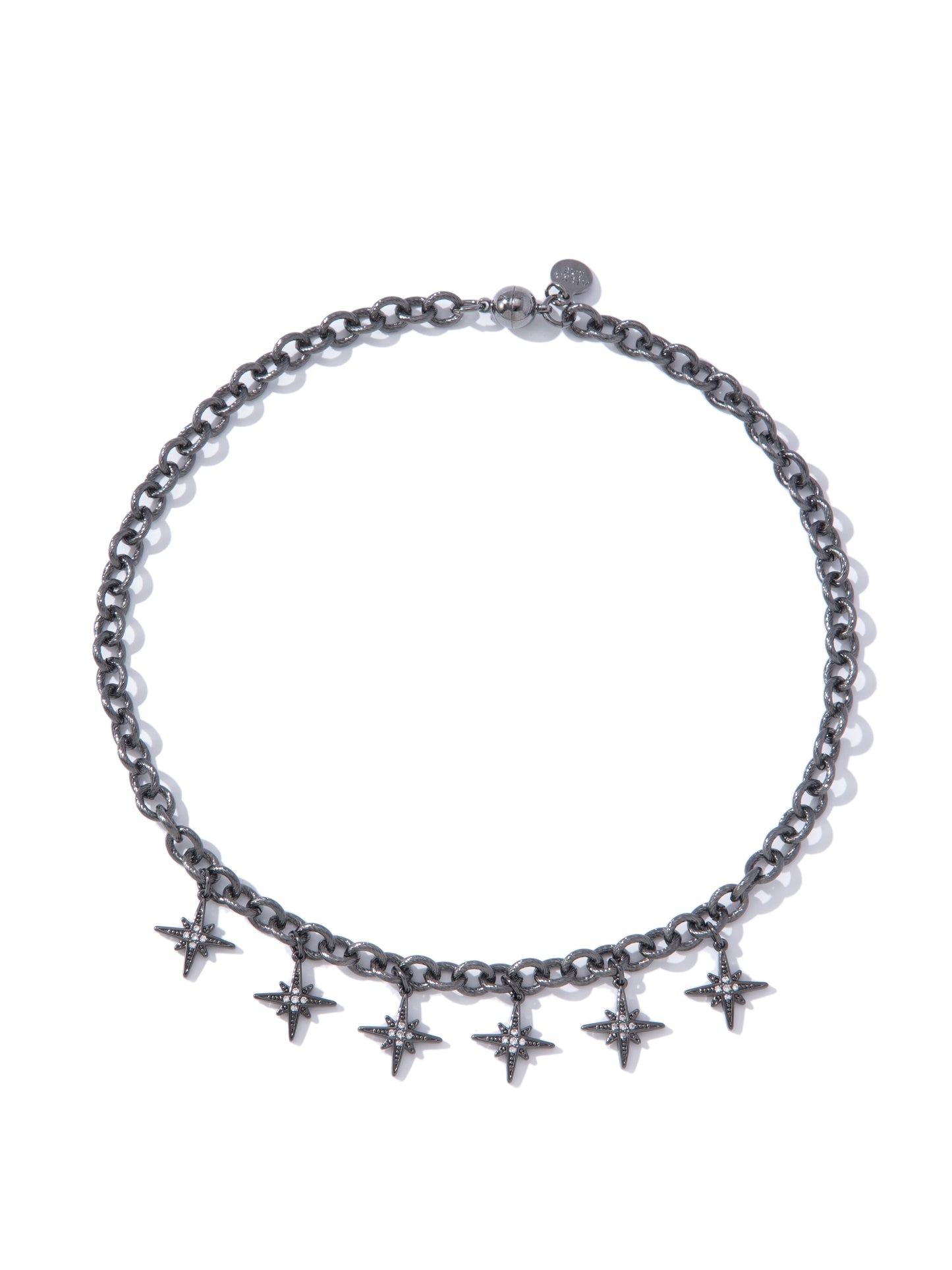 Nari Spark Necklace - Gunmetal