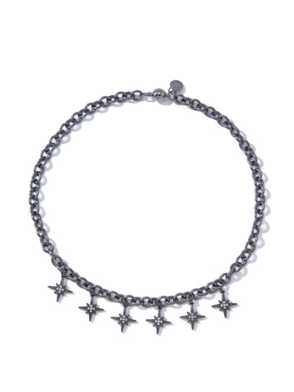 Nari Spark Necklace - Gunmetal