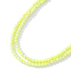 Neon Wave Necklace - Neon Yellow