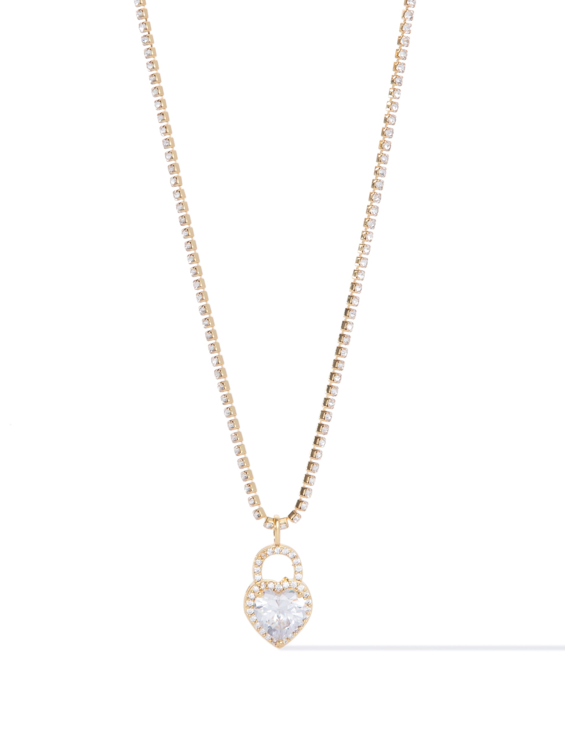 Never Gonna Give You Up Necklace - Gold