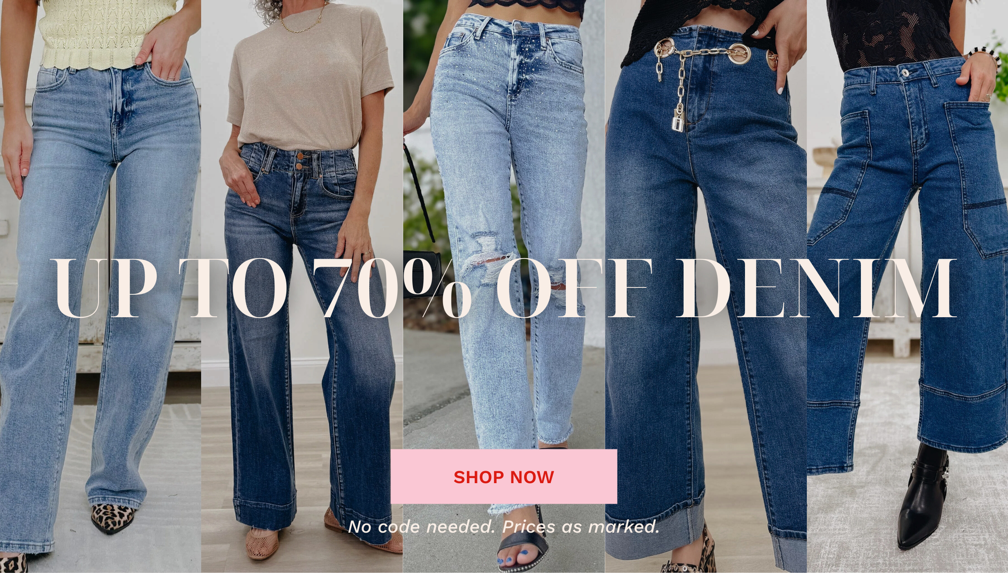 Up to 70% OFF Denim and Judy Blue SALE