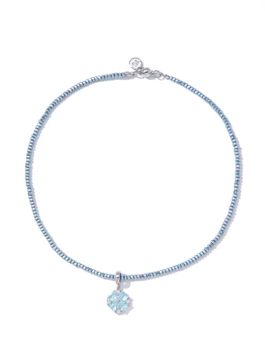 Norah Necklace - Frost Pop Silver