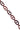 Blank Space Bracelet Small - Liquid Metallic Red Velvet