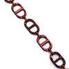 Blank Space Bracelet Small - Liquid Metallic Red Velvet