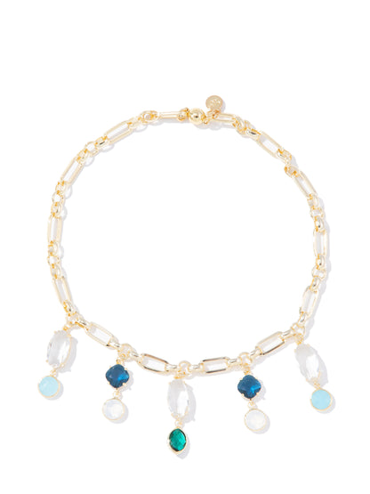 Ocean Prism Necklace - Metallic Moonlight