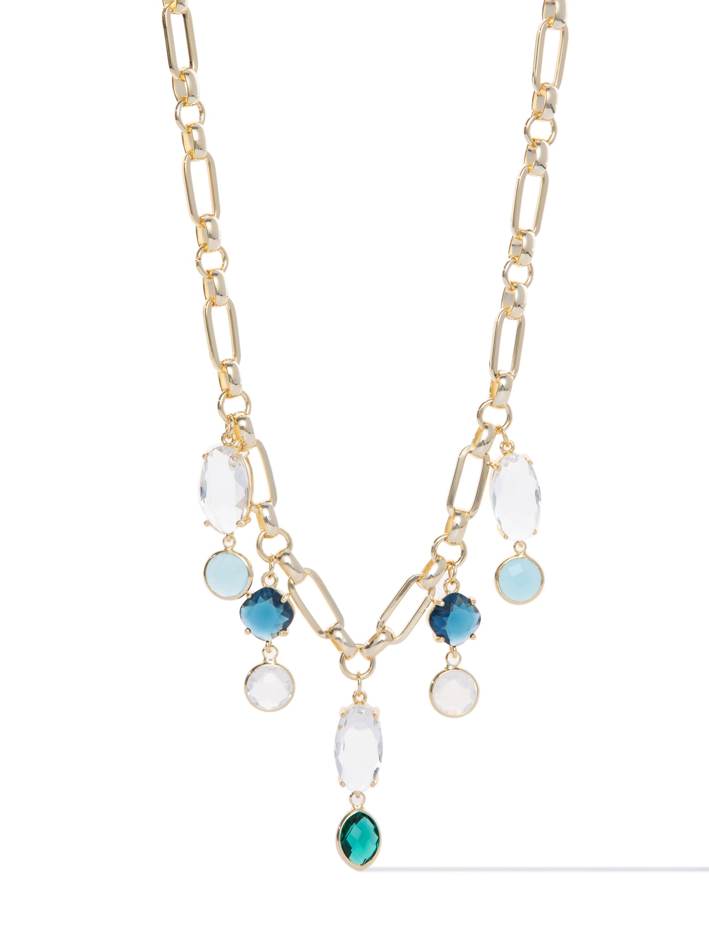 Ocean Prism Necklace - Metallic Moonlight