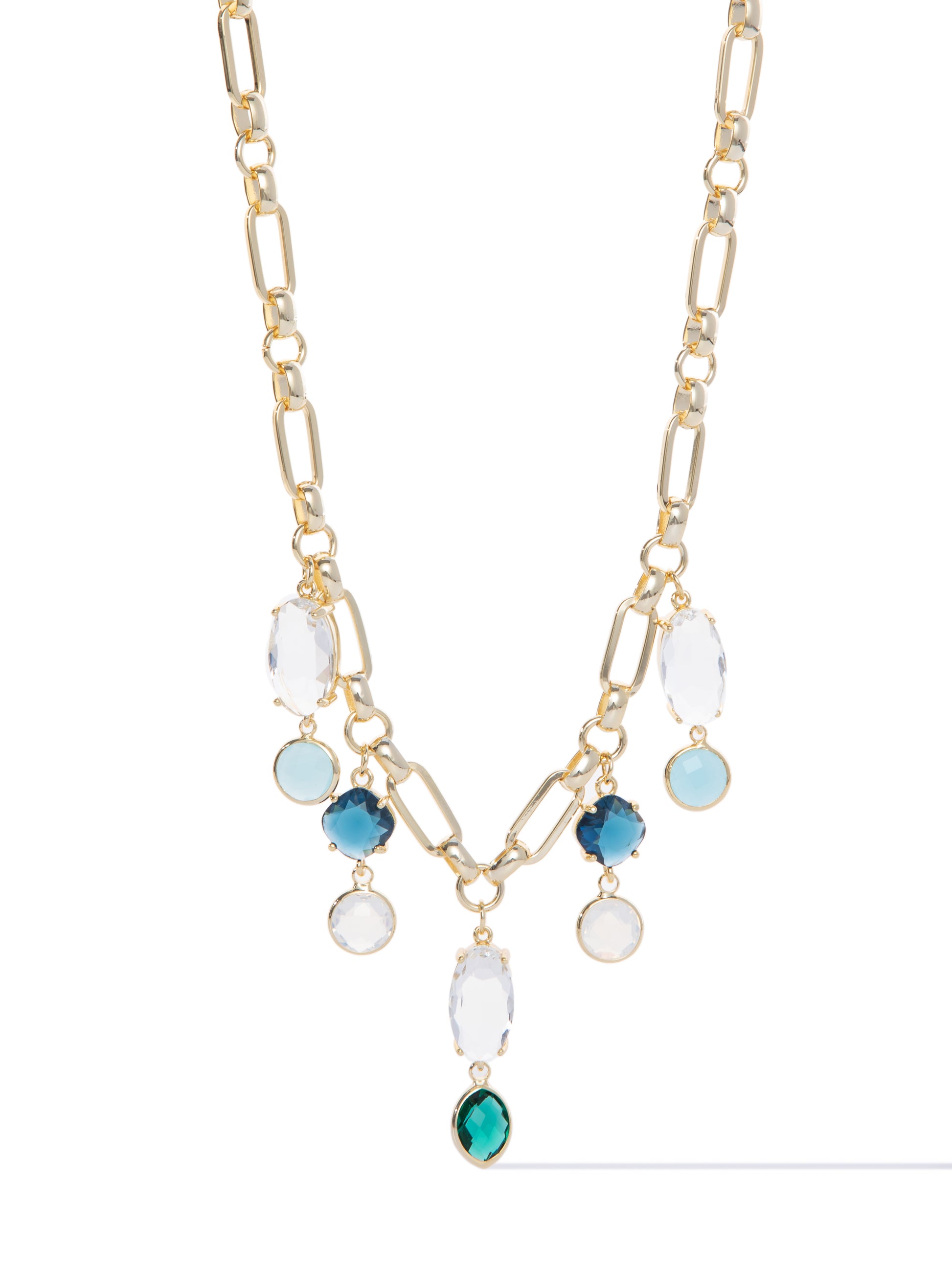Ocean Prism Necklace - Metallic Moonlight