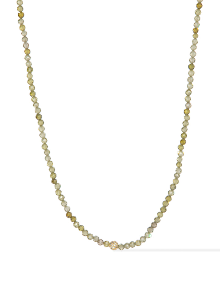 Off Track Necklace - Nocturne Moss