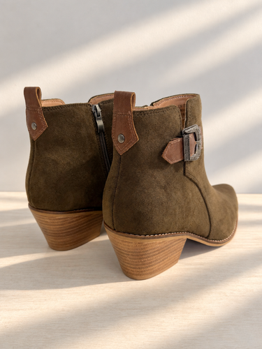 Corky's On The Lookout Boots - Moss Faux Suede