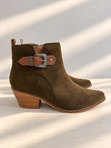 Corky's On The Lookout Boots - Moss Faux Suede