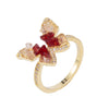 On The Fly Ring - Gold Strawberry
