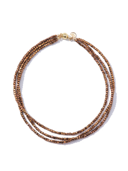 On The Wild Side Necklace - Chocolate