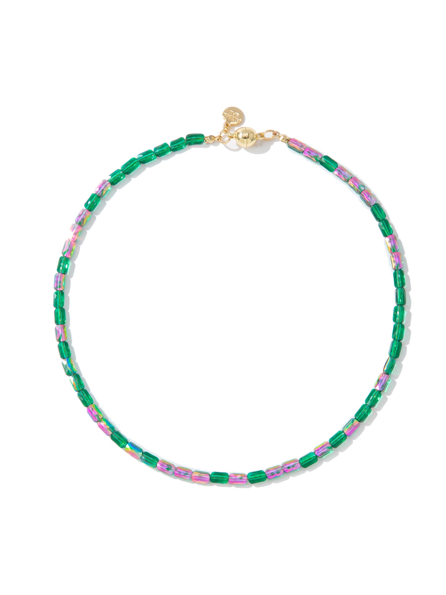 One More Try Necklace - Emerald Bloom