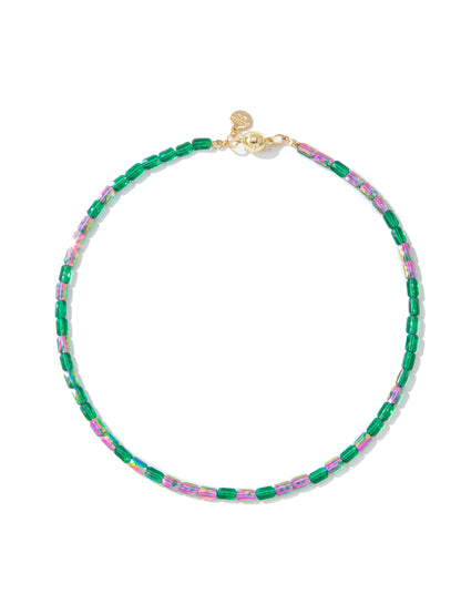 One More Try Necklace - Emerald Bloom