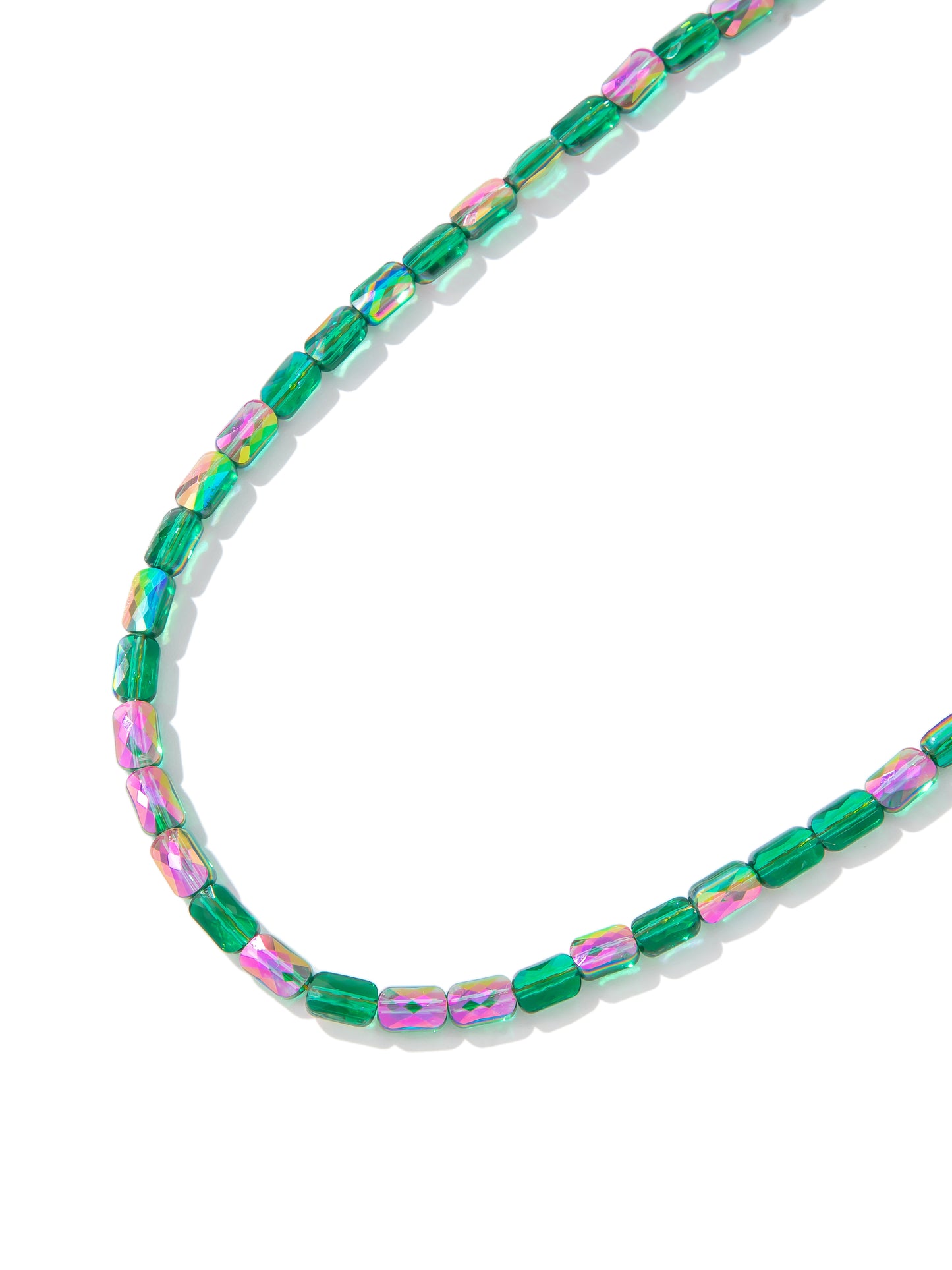 One More Try Necklace - Emerald Bloom